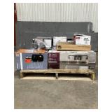Large LOT of Lamps, Lighting, Electronics, Home Security, Faucets, Showers and Other Items. Mixed Lot. Open Box, For Parts (Great for eBay resellers)