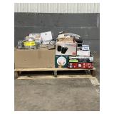 Large LOT of Lamps, Lighting, Electronics, Home Security, Faucets, Showers and Other Items. Mixed Lot. Open Box, For Parts (Great for eBay resellers)