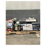 Large LOT of Lamps, Lighting, Electronics, Home Security, Faucets, Showers and Other Items. Mixed Lot. Open Box, For Parts (Great for eBay resellers)