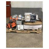 Large LOT of Lamps, Lighting, Electronics, Home Security, Faucets, Showers and Other Items. Mixed Lot. Open Box, For Parts (Great for eBay resellers)