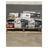 Large LOT of Lamps, Lighting, Electronics, Home Security, Faucets, Showers and Other Items. Mixed Lot. Open Box, For Parts (Great for eBay resellers)