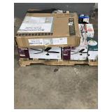 Large LOT of Lamps, Lighting, Electronics, Home Security, Faucets, Showers and Other Items. Mixed Lot. Open Box, For Parts (Great for eBay resellers)