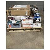 Large LOT of Lamps, Lighting, Electronics, Home Security, Faucets, Showers and Other Items. Mixed Lot. Open Box, For Parts (Great for eBay resellers)