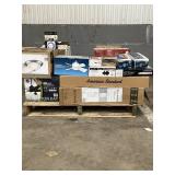 Large LOT of Lamps, Lighting, Electronics, Home Security, Faucets, Showers and Other Items. Mixed Lot. Open Box, For Parts (Great for eBay resellers)