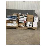 Large LOT of Lamps, Lighting, Electronics, Home Security, Faucets, Showers and Other Items. Mixed Lot. Open Box, For Parts (Great for eBay resellers)
