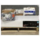 Large LOT of Lamps, Lighting, Electronics, Home Security, Faucets, Showers and Other Items. Mixed Lot. Open Box, For Parts (Great for eBay resellers)
