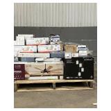 Large LOT of Lamps, Lighting, Electronics, Home Security, Faucets, Showers and Other Items. Mixed Lot. Open Box, For Parts (Great for eBay resellers)