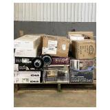 Large LOT of Lamps, Lighting, Electronics, Home Security, Faucets, Showers and Other Items. Mixed Lot. Open Box, For Parts (Great for eBay resellers)