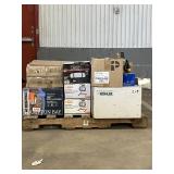 Large LOT of Lamps, Lighting, Electronics, Home Security, Faucets, Showers and Other Items. Mixed Lot. Open Box, For Parts (Great for eBay resellers)