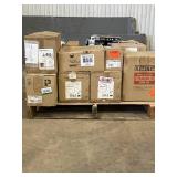 Large LOT of Lamps, Lighting, Electronics, Home Security, Faucets, Showers and Other Items. Mixed Lot. Open Box, For Parts (Great for eBay resellers)
