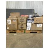 Large LOT of Lamps, Lighting, Electronics, Home Security, Faucets, Showers and Other Items. Mixed Lot. Open Box, For Parts (Great for eBay resellers)