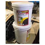 Lot of (2 Buckets) Central Pneumatic® 70 Grit Black Aluminum Oxide Blast Media 25#