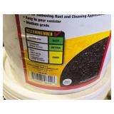 Lot of (2 Buckets) Central Pneumatic® 70 Grit Black Aluminum Oxide Blast Media 25#