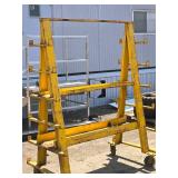 A-Frame Rolling Metal Storage Rack