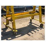 A-Frame Rolling Metal Storage Rack