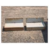 Lot of (2) 20" Commercial Truck Rear Bumper Sides (no middle)