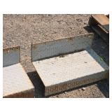 Lot of (2) 20" Commercial Truck Rear Bumper Sides (no middle)