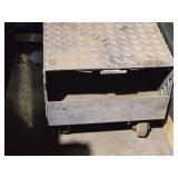 Rolling Metal Storage Box 16" x 16" x 12"