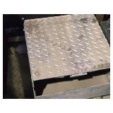 Rolling Metal Storage Box 16" x 16" x 12"