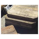 Lot of (4) Wooden Stabilizer Supports 23 1/2" x 23 1/2" x 2"