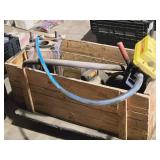 Lot of (1 Woodent Crate) Assorted Hydraulic Equipment - Enerpac Turbo, Misc