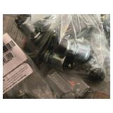 Lot of (2 Totes) Assorted Parts - Toggle Switches, Pins, Clamps