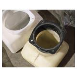 Lot of (2) Plastic Fluid Reservoir