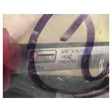 Lot of (2) Double HH Trailer Hitch Pins | Heat Treated 6 1/2" x 3/4" (in original packaging)