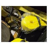 Lot of (1 Tote) Heavy Duty Ratchet Straps (assorted)