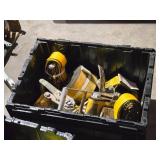 Lot of (1 Tote) Heavy Duty Ratchet Straps (assorted)