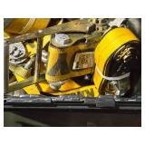 Lot of (1 Tote) Heavy Duty Ratchet Straps (assorted)