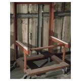 Rolling Metal Storage Rack 26" x 36" x 56"