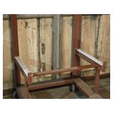 Rolling Metal Storage Rack 26" x 36" x 56"