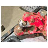 Pintle Hitch Assembly with 1-7/8" Ball (Red)