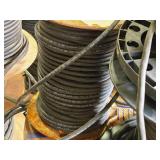Lot of (5 Partial Spools) Electrical Cables (assorted)