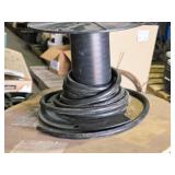 Lot of (5 Partial Spools) Electrical Wire, 19mm 600V Welding Cable (assorted)