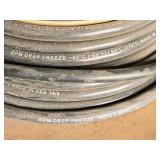 Lot of (5 Partial Spools) Electrical Wire, 19mm 600V Welding Cable (assorted)