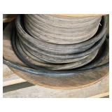 Lot of (5 Partial Spools) Electrical Wire, 19mm 600V Welding Cable (assorted)