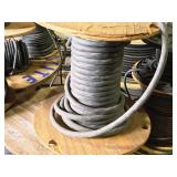Lot of (3 Partial Spools) Electrical Wire, 32mm 600V Welding Cable (assorted)
