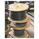 Lot of (3 Partial Spools) Electrical Wire, Trailer Cable 14/4 (assorted)