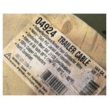 Lot of (3 Partial Spools) Electrical Wire, Trailer Cable 14/4 (assorted)