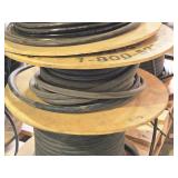 Lot of (3 Partial Spools) Electrical Wire, Trailer Cable 14/4 (assorted)