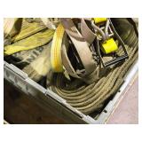 Lot of (1 Tote) Ratchet Straps (assorted)