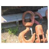 Lot of (7) Crane Swivel Lifting Hooks (assorted)