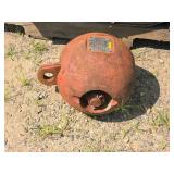 Johnson Blocks 8 1/2" Crane Overhaul Ball / Headache Ball | 7-Ton Working Load Limit