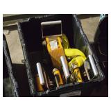 Lot of (1 Tote) (4) 808 Ratchets (only) and (3) Ratchet Straps 2" Width