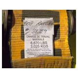 Lot of (1 Tote) (4) 808 Ratchets (only) and (3) Ratchet Straps 2" Width