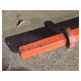 Lot of (3) 14" Jack Hammer Chisel Bits | 7/8" Hex Head Drive