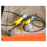 Lot of (2) Shop Work Lights with Specialized Plugs