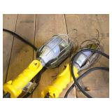 Lot of (2) Shop Work Lights with Specialized Plugs